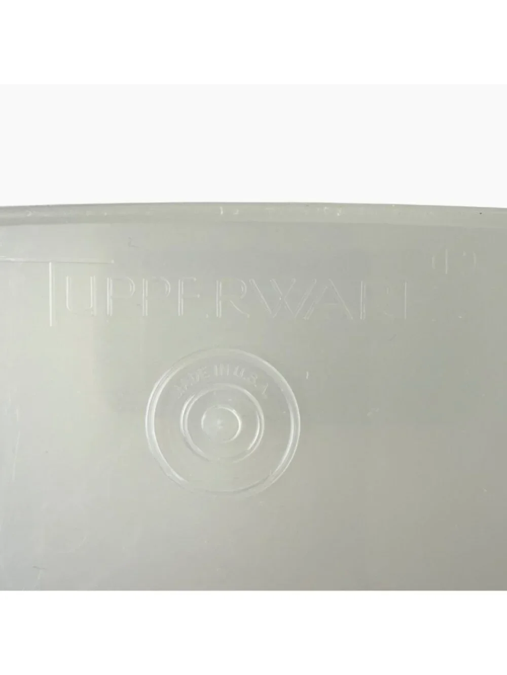 Vintage Tupperware Cereal Keeper Replacement Base ONLY Sheer Clear #469-9 2-Qt